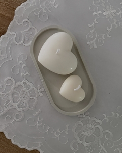 Set vela corazón - Zoe Studio