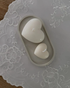 Set vela corazón - Zoe Studio