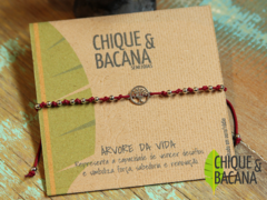 Pulseira Árvore da Vida Dots - ródio - comprar online