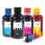 Kit 4 Tintas Para Epson EcoTank L3250 500ml Inova Ink