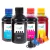 Kit 4 Tintas Original Canon Mega Tank G3111 250ml GI190 GI-190