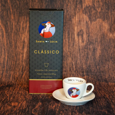 Kit Café em Cápsulas com Xícara | Clássico - 10 und