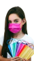 Máscara infantil - Colorida Sortida - 50 Un.