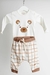 Conjunto Body e Calça Ursinho - algodão egípcio