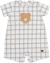 Macacão Curto Xadrez Ursinho - algodão egípcio na internet