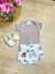 Conjunto Body Tapa Fralda Ursinho
