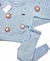Conjunto Flores Azul Bebê - comprar online