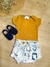 Conjunto Body Tapa Fralda Caramelo