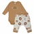Conjunto Body e Calça Caramelo Roar