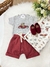 Conjunto Body e Shorts Coleção Racer - algodão egípcio