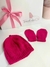 Touca e Luvinhas Rosa Pink