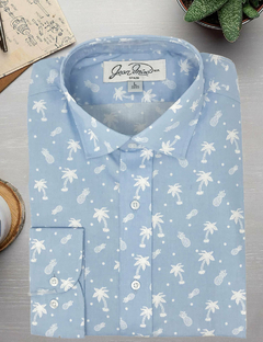 Camisa Slim Fit Patrón 100% algodón en internet