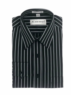 Camisa Negra con Rayas