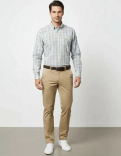 Camisa de Cuadros Café en internet