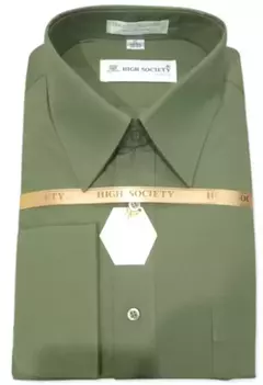Camisa Doble Puño Verde - comprar en línea