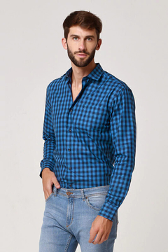 Camisa Cuadros Azules, Jean Miró $699