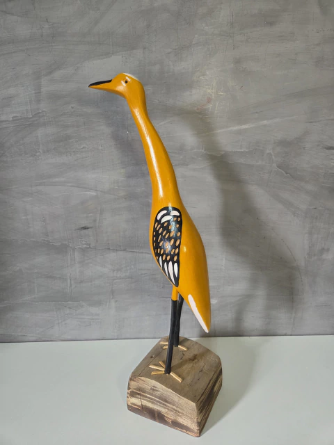 Pássaro Garça amarela - comprar online