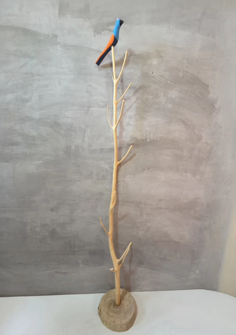 Cabideiro galho com Pássaro - comprar online