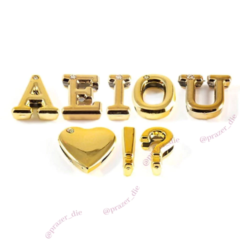 LETRAS PERSONALIZADAS - VOGAL