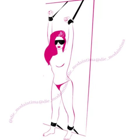 KIT BONDAGE PELÚCIA ALGEMA, TORNOZELEIRA E VENDA