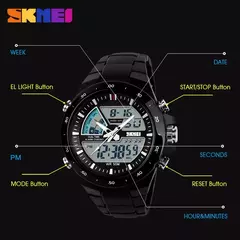 Imagem do Relógio Skmei 1016 (Compra Internacional)