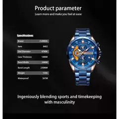 Relógio Curren 8402 (compra internacional) - comprar online