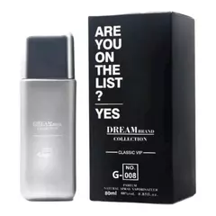 N.008 - Perfume Dream Brand Collection - Inspirado em 212 VIP MEN - 80ml