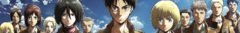 Banner da categoria Attack on Titan
