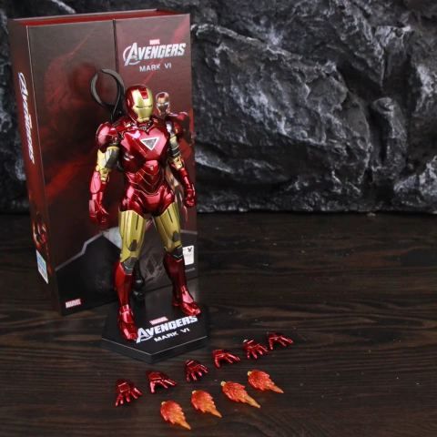 Action Figure Homem de Ferro (Todas as Armaduras) ZD Toys | Homem de Ferro (Todos os MK/Mark) na internet