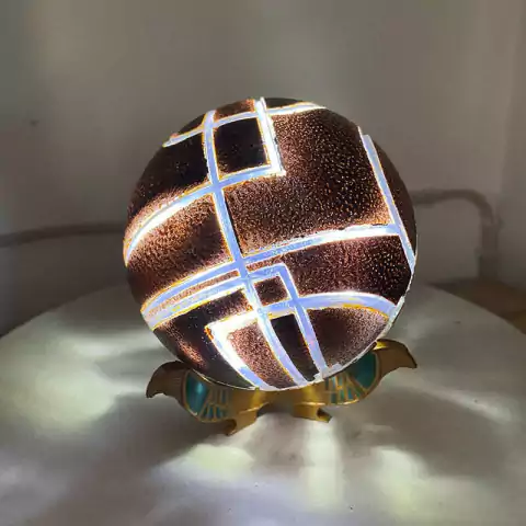 Luminária Maçã do Éden (Apple of Eden) Com LED | Assassin's Creed Origins Decoração