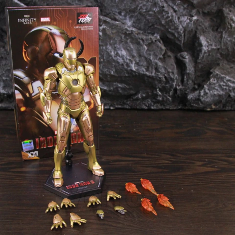 Action Figure Homem de Ferro (Todas as Armaduras) ZD Toys | Homem de Ferro (Todos os MK/Mark) na internet