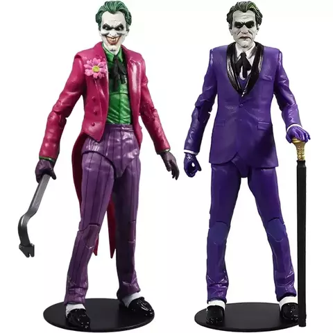 Action Figure The Joker (The Clown e The Criminal) McFarlane | Batman: Three Jokers (DC Multiverse) (Coringa) - comprar online