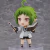 Action figure Sylphiette Nendoroid 1787 com cabelo verde, segurando um livro aberto e um cetro, vestindo casaco branco e shorts pretos