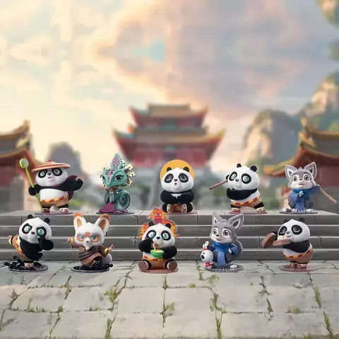 Action Figure Kung Fu Panda 4 POP MART | Series Blind Box (Várias Versões)