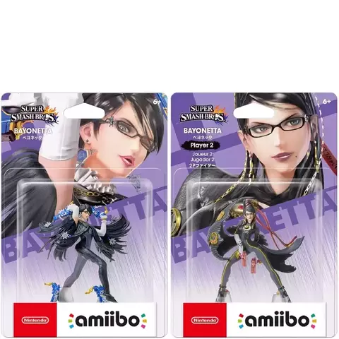 Action Figure Bayonetta Player 1 e 2 Amiibo | Super Smash Bros (Bayonetta) - comprar online
