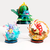 Action Figure Charmeleon, Ivysaur e Wartortle | Pokémon (Iniciais de Kanto)