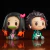 Conjunto 4 Miniaturas Demon Slayer | Tanjiro, Nezuko, Zenitsu e Inosuke na internet