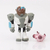 Conjunto 6 Miniaturas Os Jovens Titãs em Ação | Robin, Estelar, Mutano, Ravena, Cyborg e Silkie - loja online