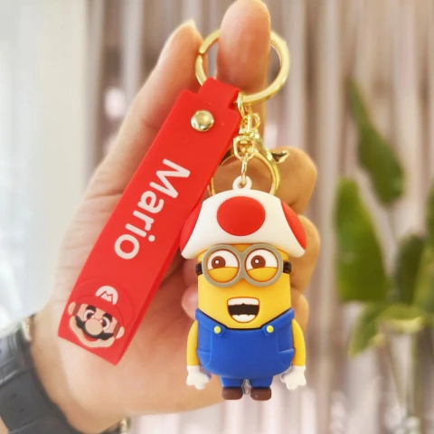 Imagem do Chaveiro Minions (Roupa Personagens Super Mario) | Minions e Super Mario