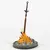 Luminária Bonfire Lit (Fogueira com Espada) Com LED | Dark Souls Decoração - Geek de Milhões