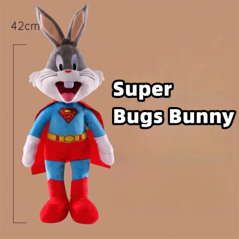 Pelúcia Pernalonga, Patolino e Piu-Piu (Cosplay Superman) | Looney Tunes - loja online