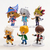 Conjunto 6 Miniaturas Yu-Gi-Oh! | Yami Yugi, Seto Kaiba, Joey Wheeler, Ryo Bakura, Marik Ishtar e Maga Negra na internet