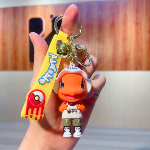 Chaveiro Pokémon Hip Hop | Bulbasaur, Charmander, Squirtle, Pikachu, Snorlax e Psyduck - comprar online