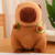 Pelúcia Capivara (Com Mochila de Tartaruga)