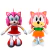 Pelúcia Amy Rose (Clássica e Moderna) | Sonic the Hedgehog (4 Versões) - comprar online