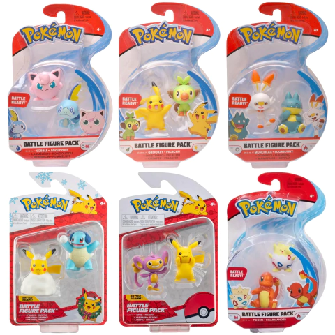 Action Figure Pokémon WCT | Battle Figure Pack (Várias Versões) Sunny - comprar online