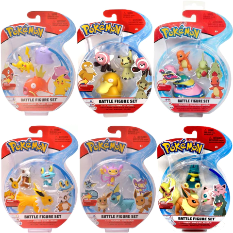 Action Figure Pokémon WCT | Battle Figure Set 3 (Várias Versões) Sunny - comprar online