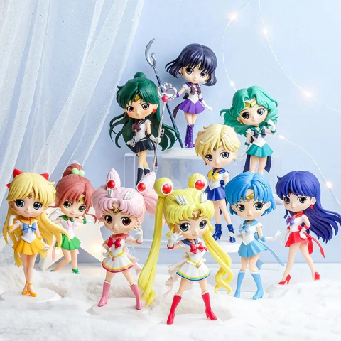 Action Figure Sailor Moon Q Posket (Cosmos) | Banpresto (Várias Versões) Pretty Guardian Sailor Moon Eternal