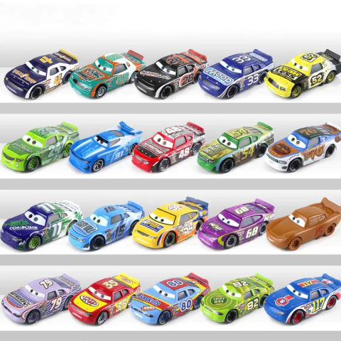 Miniaturas Carros de Corrida (Antiga Geração) 1/55 | Carros Disney Diecast (Várias Versões)