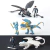 Conjunto 6 Action Figures Como Treinar O Seu Dragão 3 | Astrid, Tempestade, Soluço, Banguela e Fúria da Luz